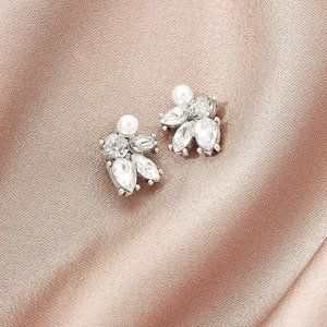Olive + Piper Ariel Studs in Ox Gold - Perfect Wedding and Bridal earring!